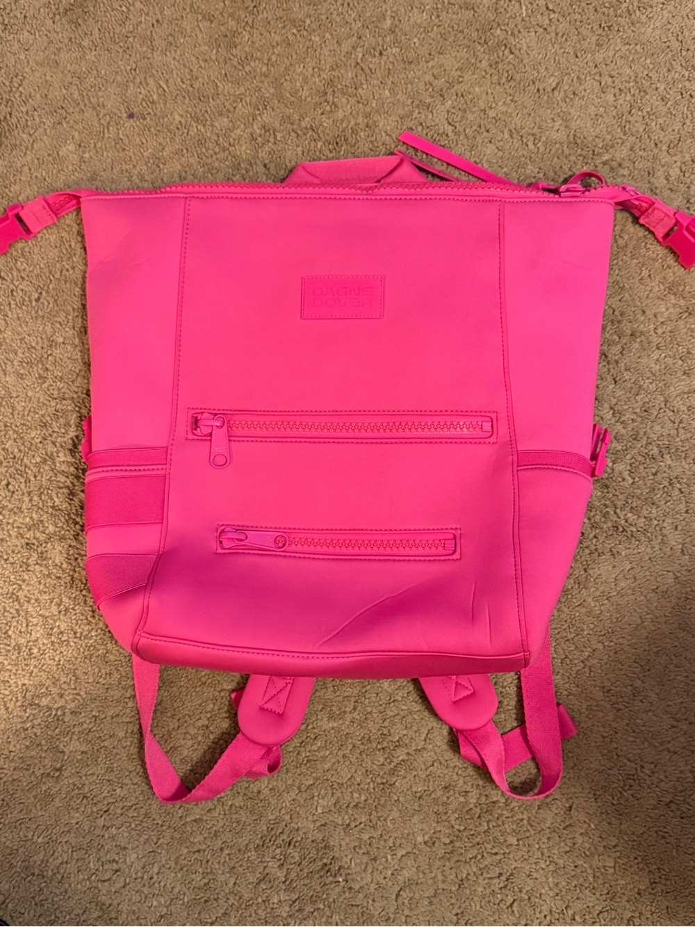 Dagne Dover Neon Pink Everyday Convertible Backpack